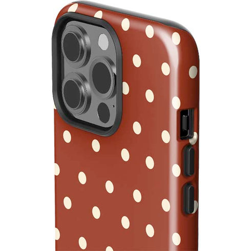 Neutral Polka Dots iPhone 13 Pro Impact Case