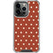 Neutral Polka Dots iPhone 15 Pro Clear Case