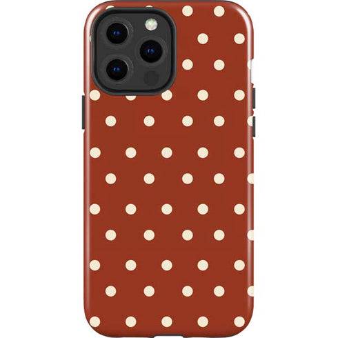 Neutral Polka Dots iPhone 15 Pro Max Impact Case