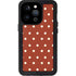 Neutral Polka Dots iPhone 14 Pro Waterproof Case
