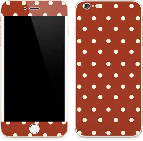 Neutral Polka Dots iPhone 6/6s Plus Skin