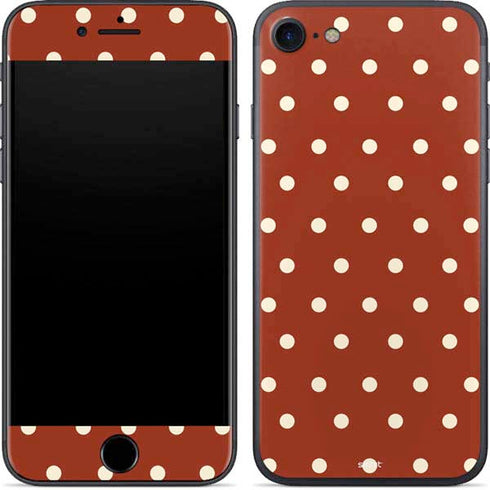 Neutral Polka Dots iPhone 7 Skin