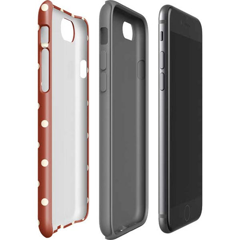 Neutral Polka Dots iPhone SE (2nd & 3rd Gen) Pro Case