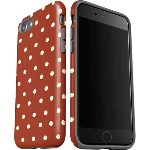 Neutral Polka Dots iPhone SE (2nd & 3rd Gen) Pro Case