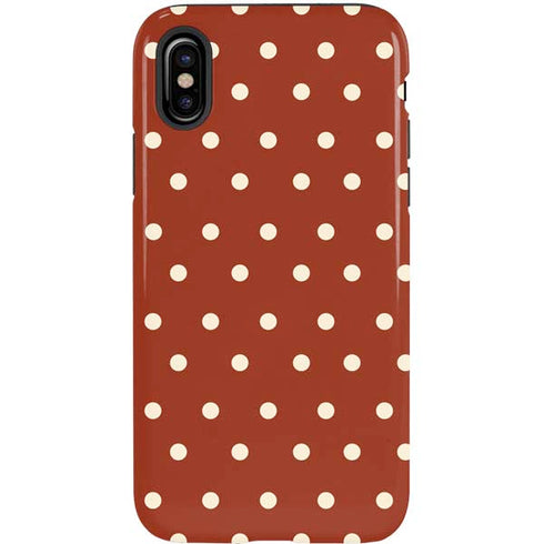 Neutral Polka Dots iPhone XS Pro Case