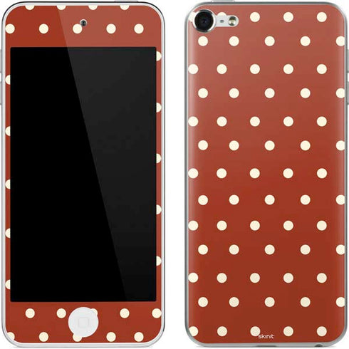 Neutral Polka Dots Apple iPod Skin