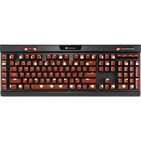 Neutral Polka Dots K95 RGB PLATINUM Mechanical Gaming Keyboard Skin