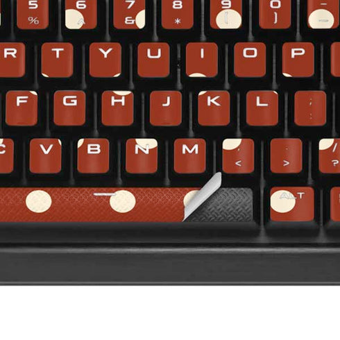 Neutral Polka Dots K95 RGB PLATINUM Mechanical Gaming Keyboard Skin