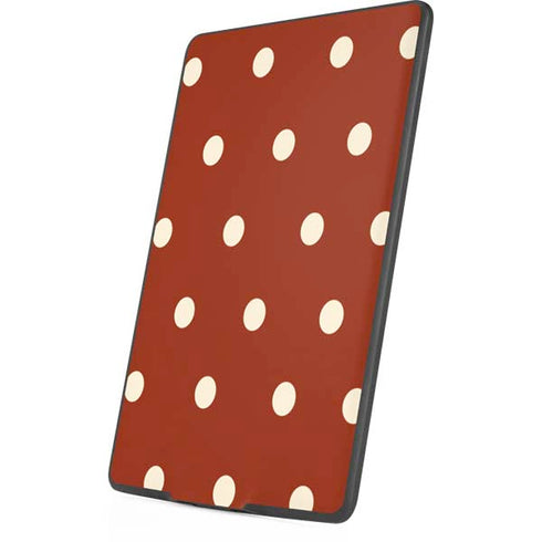 Neutral Polka Dots Amazon Kindle Skin