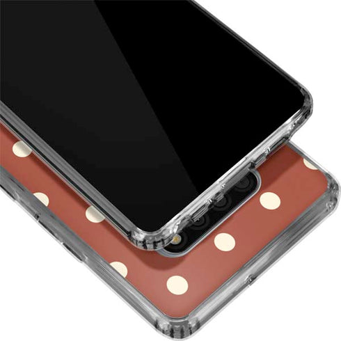 Neutral Polka Dots LG Stylo 6 Clear Case
