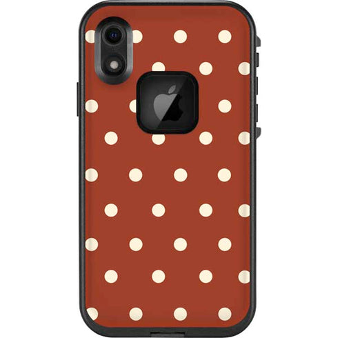 Neutral Polka Dots LifeProof Fre iPhone Skin