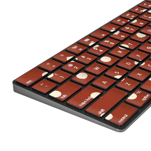 Neutral Polka Dots Magic Keyboard with Numeric Keypad Skin