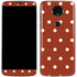 Neutral Polka Dots Moto E5 Plus Skin