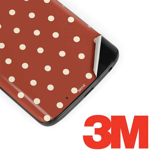 Neutral Polka Dots Moto G6 Skin