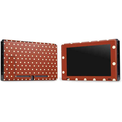 Neutral Polka Dots Nintendo Switch Bundle Skin