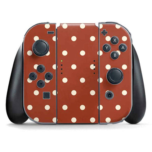 Neutral Polka Dots Nintendo Switch (2017-2021) Joy-Con Controller Skin