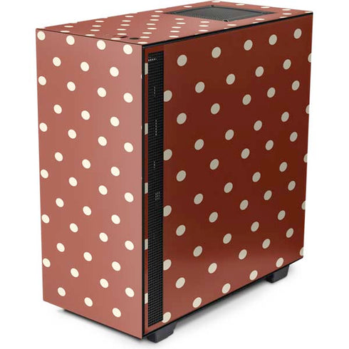Neutral Polka Dots NZXT H510 Compact ATX Mid-Tower Case Skin