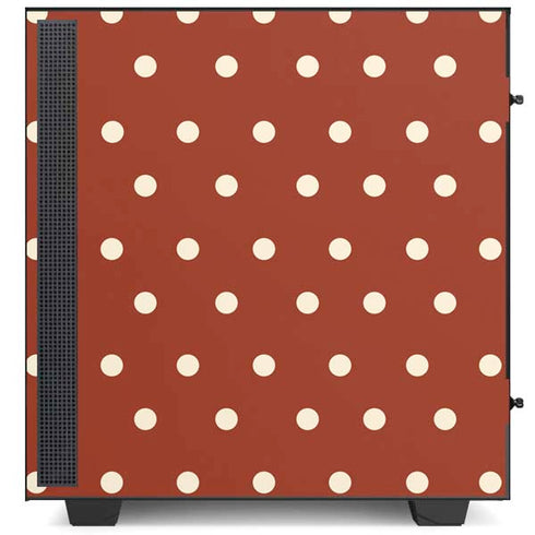 Neutral Polka Dots NZXT H510 Compact ATX Mid-Tower Case Skin