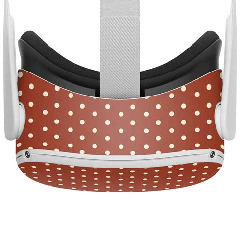 Neutral Polka Dots Oculus Quest 2 Skin