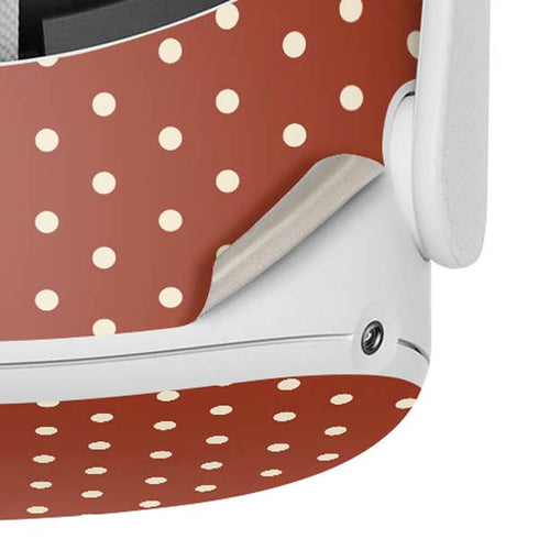 Neutral Polka Dots Oculus Quest 2 Skin