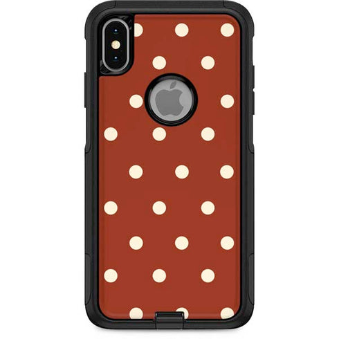 Neutral Polka Dots Otterbox Commuter iPhone Skin