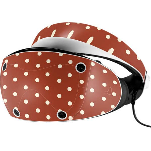 Neutral Polka Dots PlayStation VR2 Skin