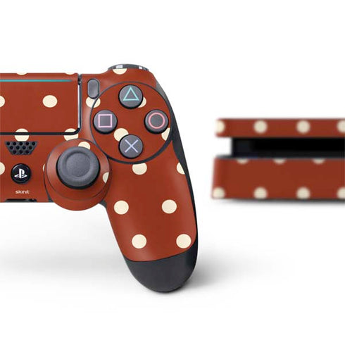 Neutral Polka Dots PS4 Slim Bundle Skin