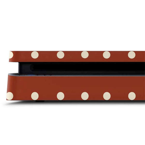 Neutral Polka Dots PS4 Slim Skin