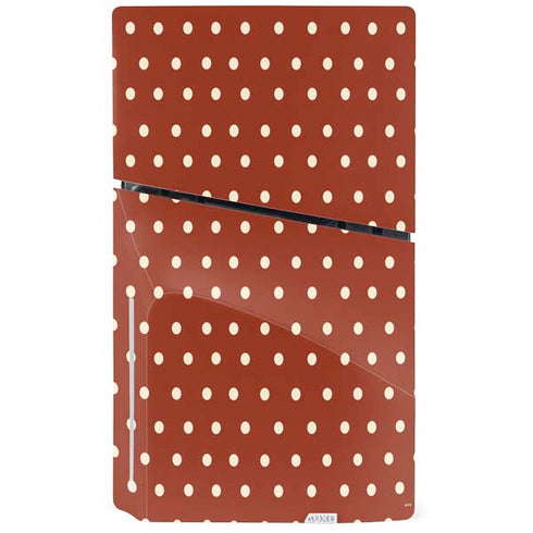 Neutral Polka Dots PS5 Slim Disk Bundle Skin