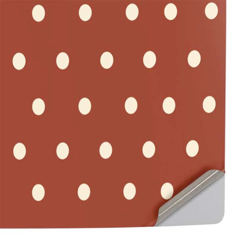 Neutral Polka Dots PS5 Slim Disk Console Skin