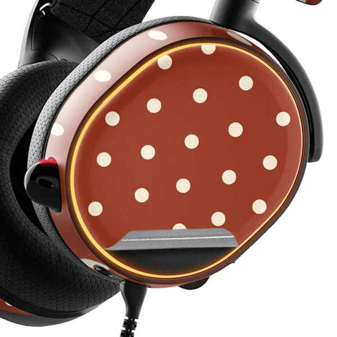 Neutral Polka Dots SteelSeries Arctis 5 Skin