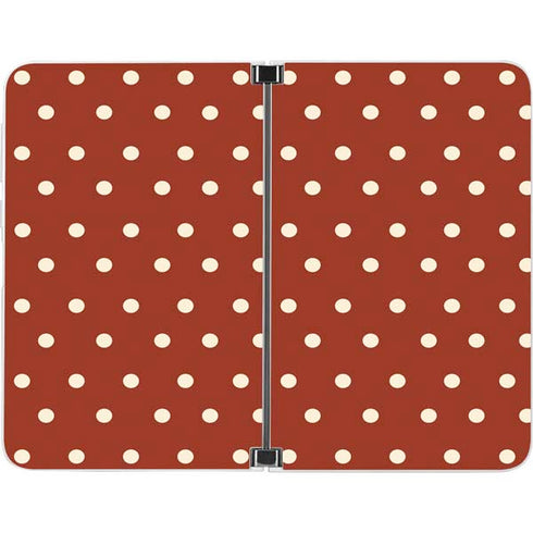 Neutral Polka Dots Surface Duo Skin