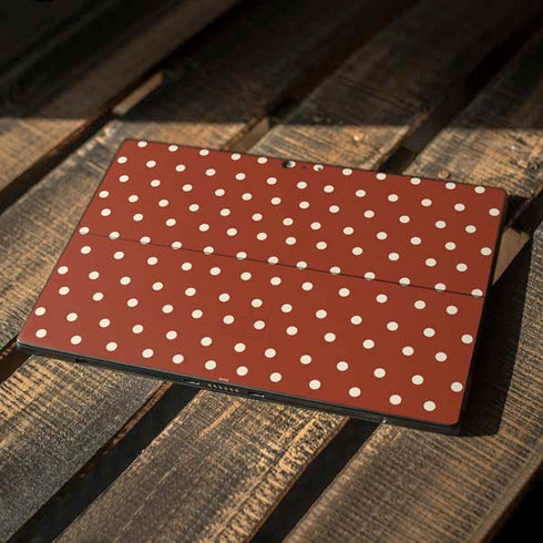 Neutral Polka Dots Surface Pro 6 Skin