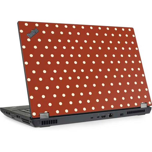 Neutral Polka Dots Lenovo ThinkPad Skin