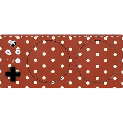 Neutral Polka Dots Xbox Adaptive Controller Skin