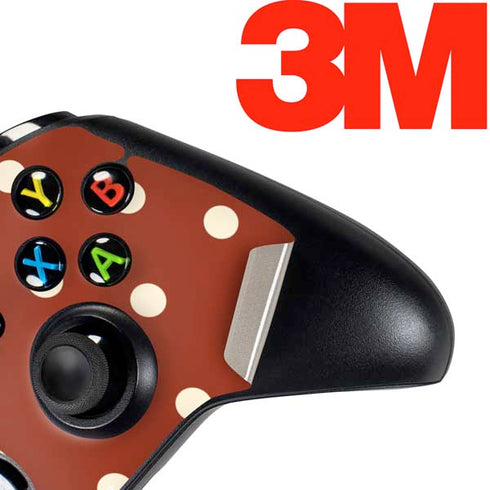 Neutral Polka Dots Xbox One Controller Skin