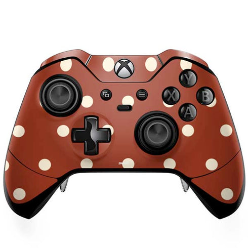 Neutral Polka Dots Xbox One Elite Controller Skin