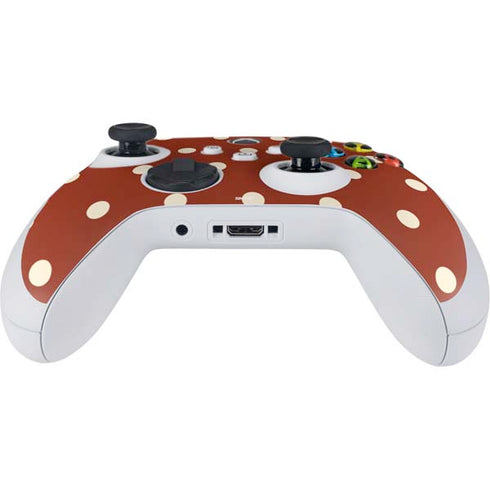 Neutral Polka Dots Xbox Series S Controller Skin