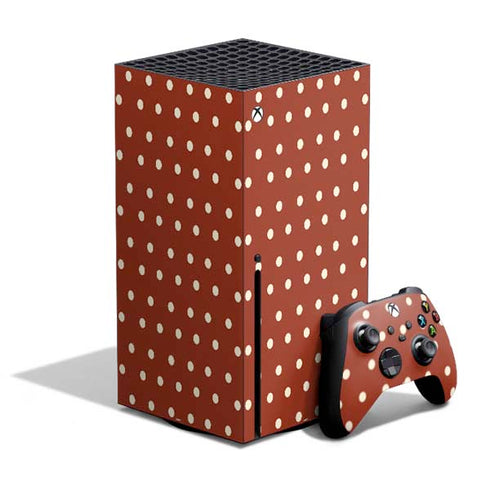 Neutral Polka Dots Xbox Series X Bundle Skin