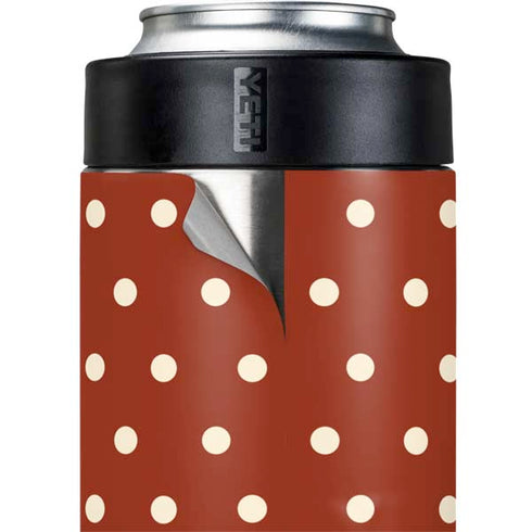 Neutral Polka Dots Yeti Colster Can Insulator Skin