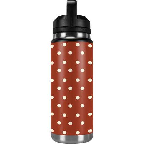 Neutral Polka Dots YETI Rambler 26oz Bottle Skin