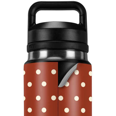 Neutral Polka Dots YETI Rambler 26oz Bottle Skin