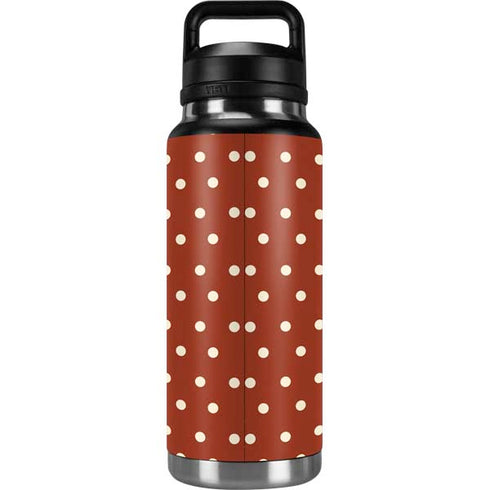 Neutral Polka Dots YETI Rambler 36oz Bottle Skin