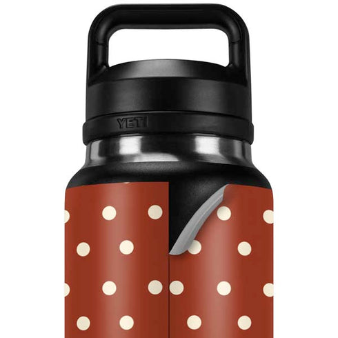 Neutral Polka Dots YETI Rambler 36oz Bottle Skin