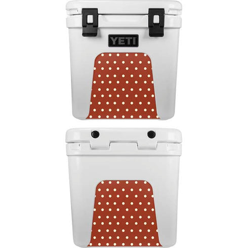 Neutral Polka Dots YETI Roadie 24 Hard Cooler Skin