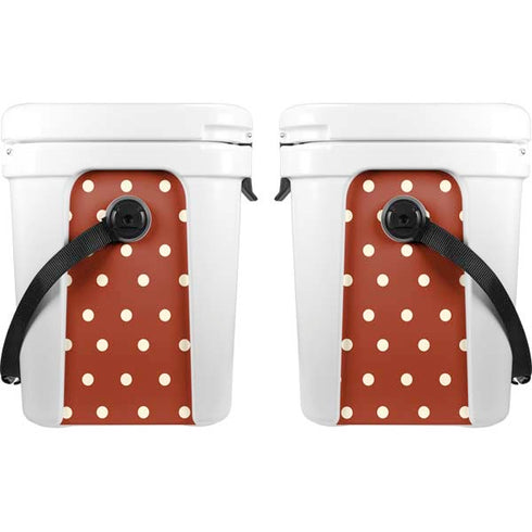 Neutral Polka Dots YETI Roadie 24 Hard Cooler Skin