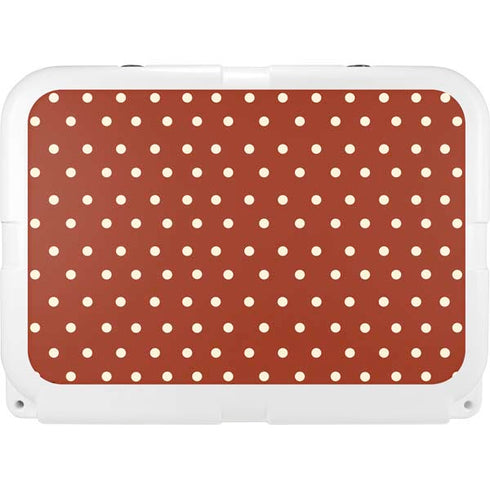 Neutral Polka Dots YETI Tundra 35 Hard Cooler Skin
