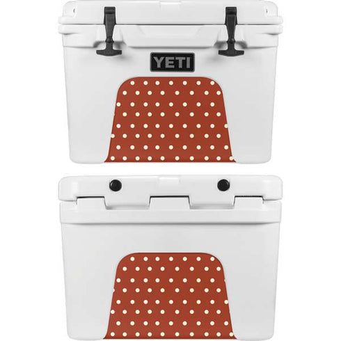 Neutral Polka Dots YETI Tundra 35 Hard Cooler Skin