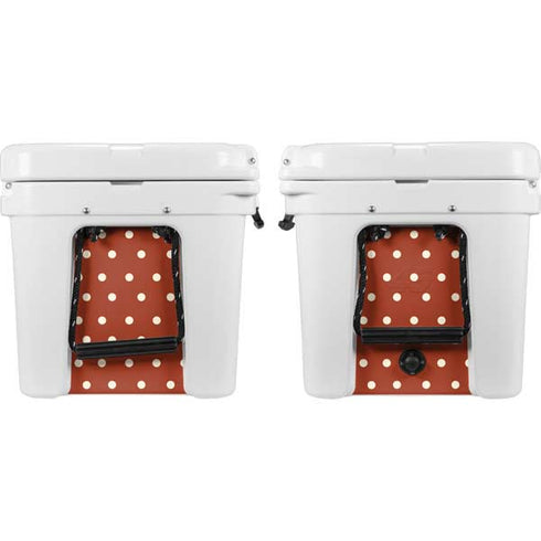 Neutral Polka Dots YETI Tundra 35 Hard Cooler Skin