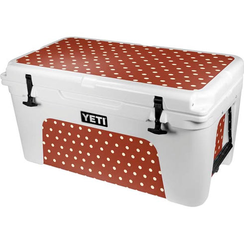 Neutral Polka Dots YETI Tundra 65 Hard Cooler Skin